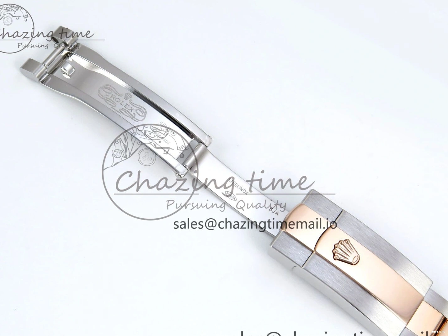 MiroTime 0218 DateJust 31 278271 ARF 1:1 Best Edition 904L Steel Purple Roman Diamonds Dial on SS RG Oyster Bracelet ETA TechFriendly 523